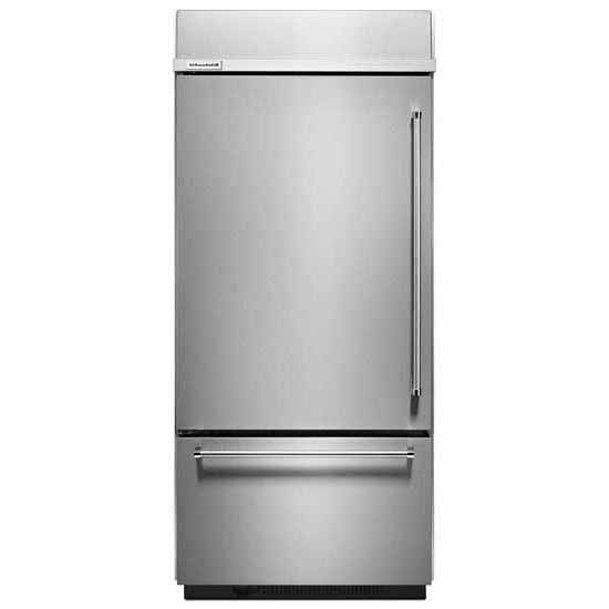 KitchenAid 20.9 Cu. Ft. Stainless Steel Built-In Bottom Freezer Refrigerator