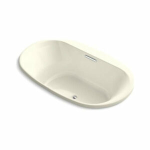 Kohler Underscore Oval 72"x42" Drop-In Vibracoustic Bath, Biscuit