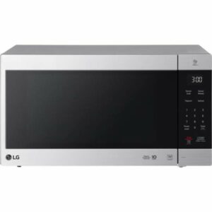 LG LMC2075 24 Inch Wide 2.0 Cu. Ft. 1200 Watt Countertop Microwave with Smart Inverter Stainless Steel Cooking Appliances Microwave Ovens Countertop