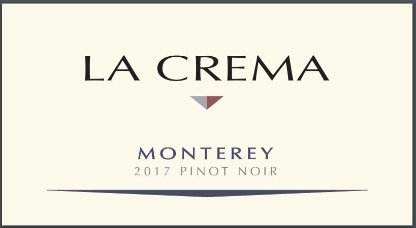 La Crema 2017 Monterey Pinot Noir - Red Wine
