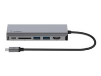 Lenovo Belkin CONNECT USB-C 6-in-1 Multiport Adapter - docking station - USB-C - HDMI - GigE