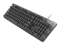Lenovo Logitech K845ch Mechanical Illuminated Corded Aluminum Keyboard Cherry MX Switches - Blue Clicky - keyboard