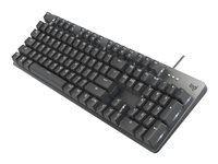 Lenovo Logitech K845ch Mechanical Illuminated Corded Aluminum Keyboard Cherry MX Switches - Red (Linear) - keyboard
