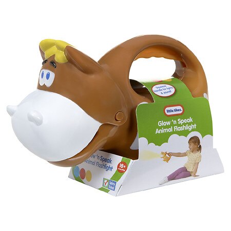 Little Tikes Glow N Speak Animal Flashlight Cow - 1.0 ea