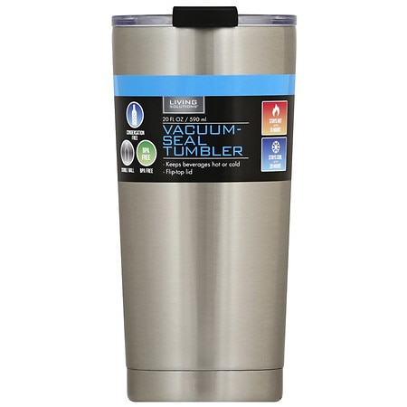 Living Solutions Double Wall Stainless Steel Vacuum Tumbler - 1.0 ea