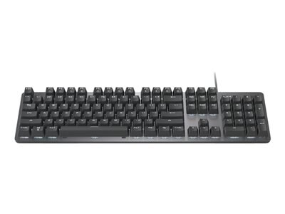 Logitech K845 Mechanical Illuminated Corded Aluminum Keyboard TTC Switches - Blue (Clicky) - keyboard