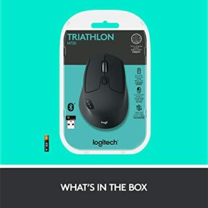 Logitech M720 Triathalon Multi-device Wireless Mouse