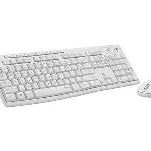Logitech MK295 Silent - keyboard and mouse set - off white