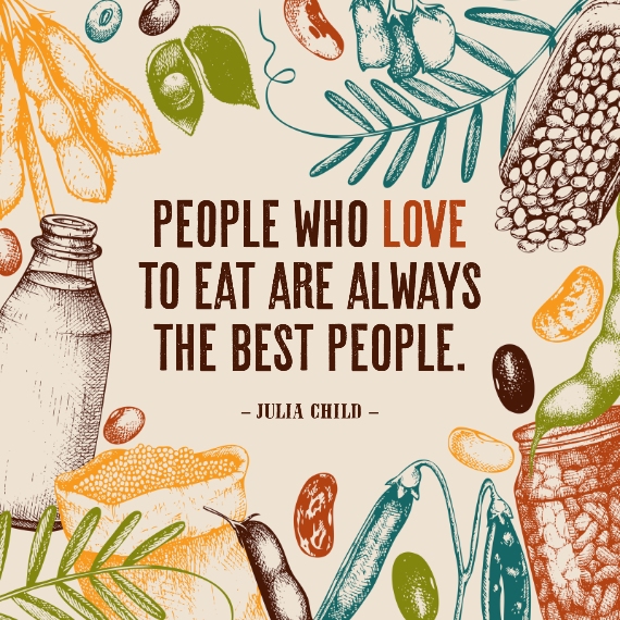 Love 18x18 Square Throw Pillow, Gift -Love to Eat