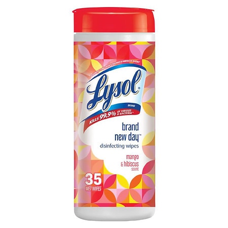 Lysol Brand New Day Disinfecting Wipes Mango & Hibiscus - 35.0 ea