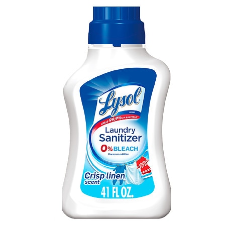 Lysol Laundry Sanitizer Additive 0% Bleach Crisp Linen - 41.0 fl oz