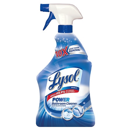 Lysol Power Bathroom Cleaner Spray Island Breeze - 32.0 oz