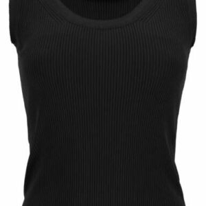 MAX MARA VISCOSE KNIT TOP S Black