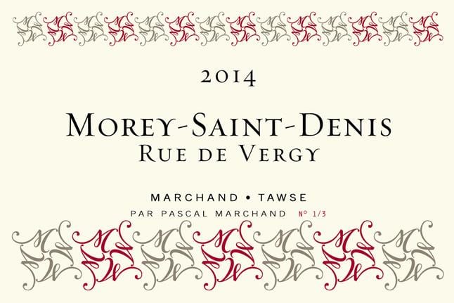 Marchand-Tawse 2014 Morey-St-Denis Rue de Vergy - Pinot Noir Red Wine