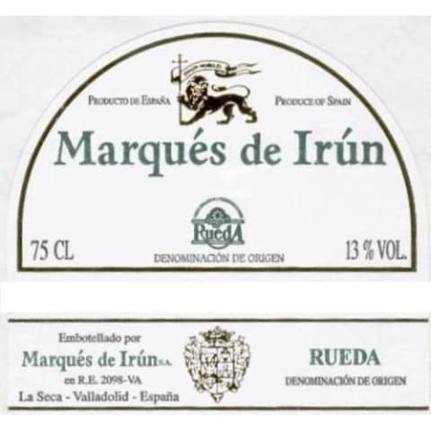 Marques de Irun 2018 Blanco - Verdejo White Wine