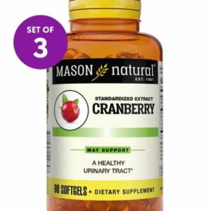 Mason Natural Vitamins & Supplements - 90-Ct. Cranberry Supplement - Set of 3