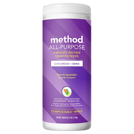 Method All Purpose Cleaning Wipes French Lavender - 30.0 ea