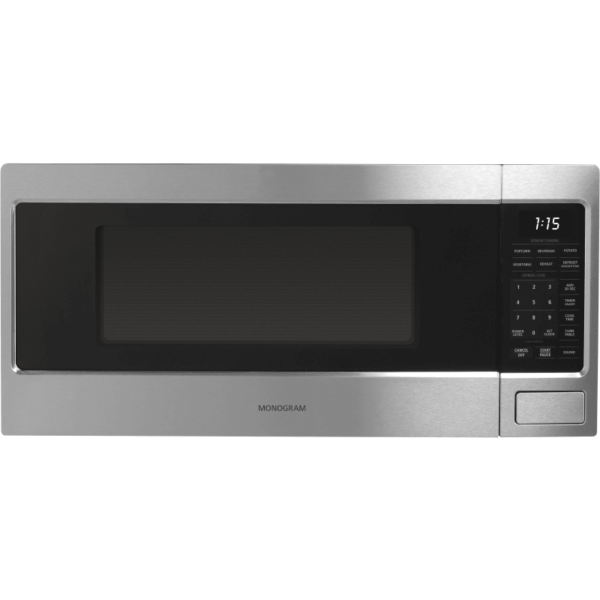 Monogram ZEM115SJ 24 Inch Wide 1.1 Cu. Ft. 800 Watt Countertop Microwave Stainless Steel Cooking Appliances Microwave Ovens Countertop Microwaves