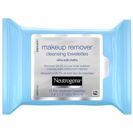 Neutrogena Makeup Remover Facial Cleansing Towelettes & Wipes - 21.0 ea
