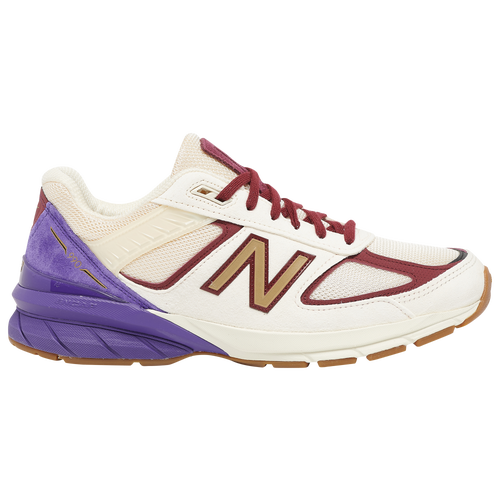 New Balance Mens New Balance 990v5 - Mens Shoes Angora/Purple Size 11.0