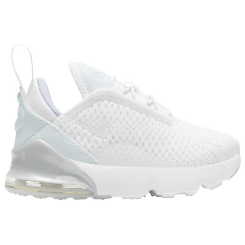 Nike Boys Nike Air Max 270 RT - Boys' Toddler Shoes White/White/Silver Size 04.0