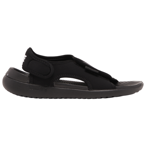 Nike Boys Nike Sunray Adjust 5 Sandal - Boys' Preschool Shoes Black/White Size 12.0