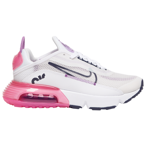 Nike Girls Nike Air Max 2090 - Girls' Grade School Shoes Platinum Tint/Blackened Blue/Watermelon Size 05.5