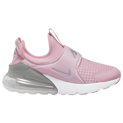 Nike Girls Nike Air Max 270 Extreme - Girls' Grade School Shoes Pink/Met Silver/White Size 04.5