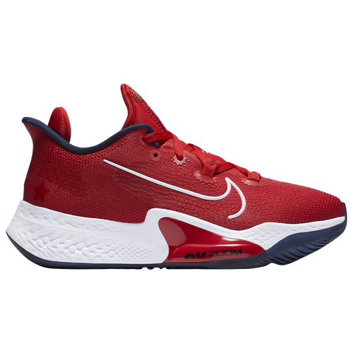 Nike Mens Nike AIR ZOOM BB NXT - Mens Basketball Shoes Sport Red/White/Obsidian Size 14.0