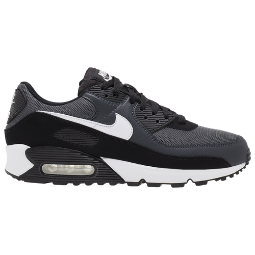 Nike Mens Nike Air Max 90 - Mens Running Shoes Iron Grey/White/Dark Smoke Grey Size 11.5