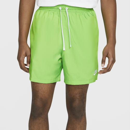 Nike Mens Nike Club Essentials Woven Flow Shorts - Mens Mean Green/White Size XXL