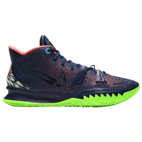 Nike Mens Nike Kyrie 7 - Mens Basketball Shoes Midnight Navy/Midnight Navy/Lagoon Pulse Size 17.0