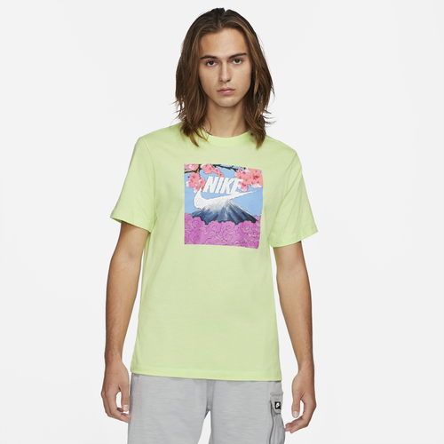 Nike Mens Nike Manga Photo T-Shirt - Mens Volt/Pink Size S