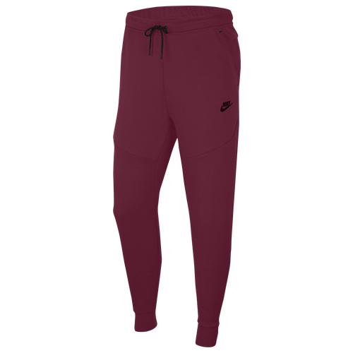 Nike Mens Nike Tech Fleece Jogger - Mens Dark Beetroot/Black Size XL