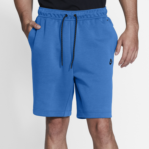 Nike Mens Nike Tech Fleece Shorts - Mens Light Photo Blue/Black Size XL