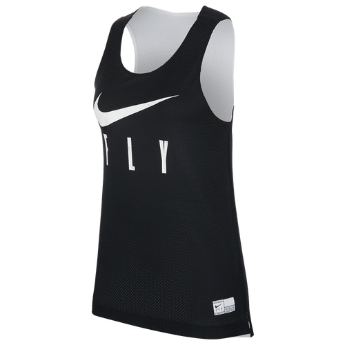 Nike Womens Nike Fly Reversible Jersey - Womens Black/White/White Size XS