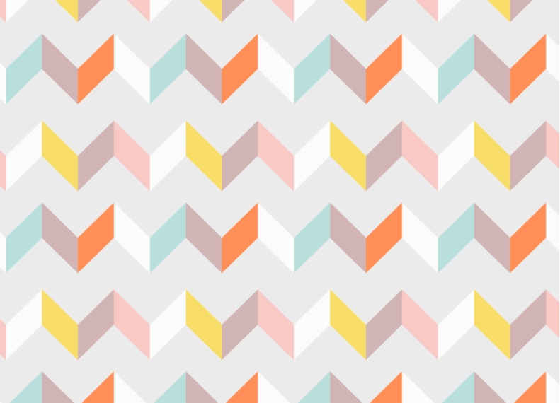 Non Photo 14x20 Pillow, Gift -Multi Color Chevron