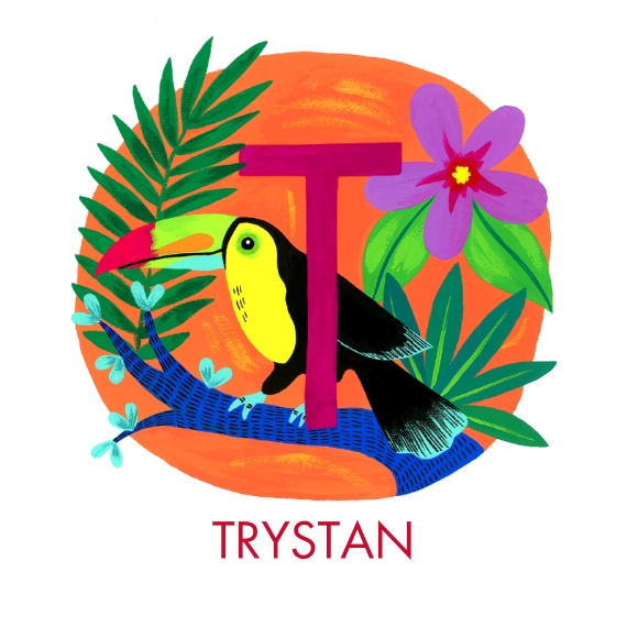 Non Photo 16x16 Square Throw Pillow, Gift -Animal Monogram T