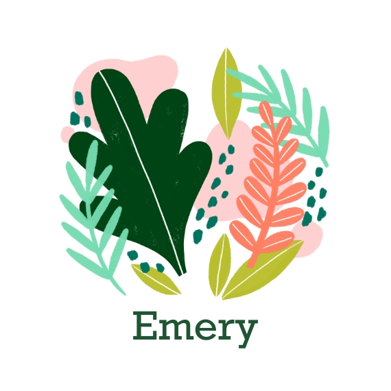 Non Photo 18x18 Square Throw Pillow, Gift -Abstract Plants