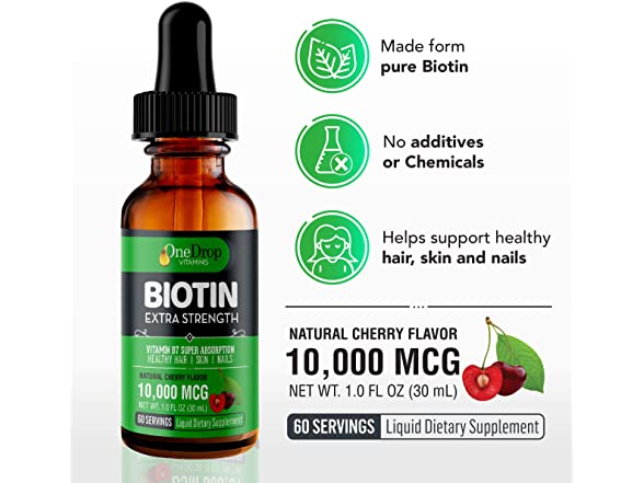 Onedrop Vitamins Liquid Biotin Vitamin Drops