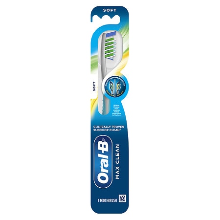 Oral-B CrossAction Max Clean Manual Toothbrush, Soft - 1.0 EA