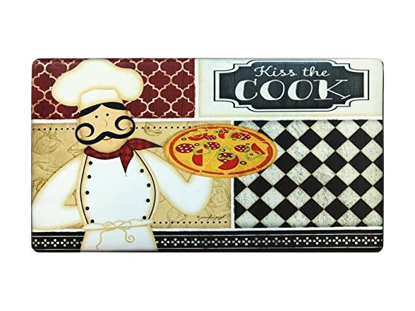 Oversized Kiss The Cook Mat