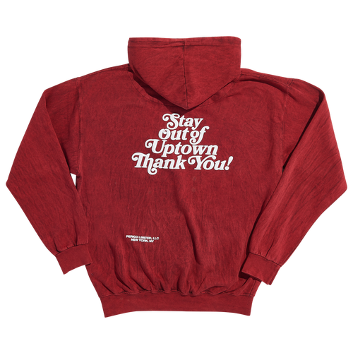 PLTD Mens PLTD Stay Out Hoodie - Mens Red/White Size M