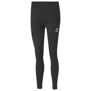 PUMA Womens PUMA Classics Rib Leggings - Womens Black/Black Size M