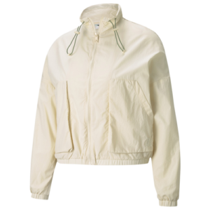 PUMA Womens PUMA Infuse Wind Jacket - Womens Beige/Khaki Size XL