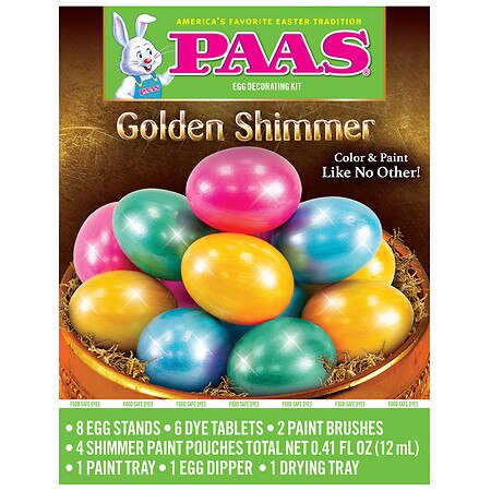 Paas Golden Shimmer Egg Decorating Kit - 1.0 ea