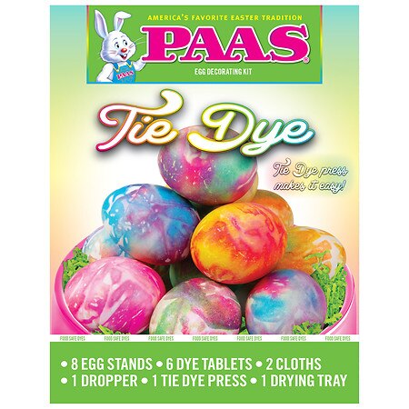 Paas Tie Dye Egg Decorating Kit - 1.0 ea