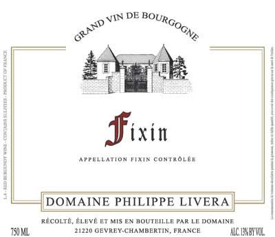 Philippe Livera 2016 Fixin - Pinot Noir Red Wine