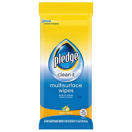 Pledge Cleaning Wipes - 25.0 ea