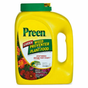 Preen 21-63902 Garden Weed Preventer Plus Plant Food, 5.625 Lb, Cover